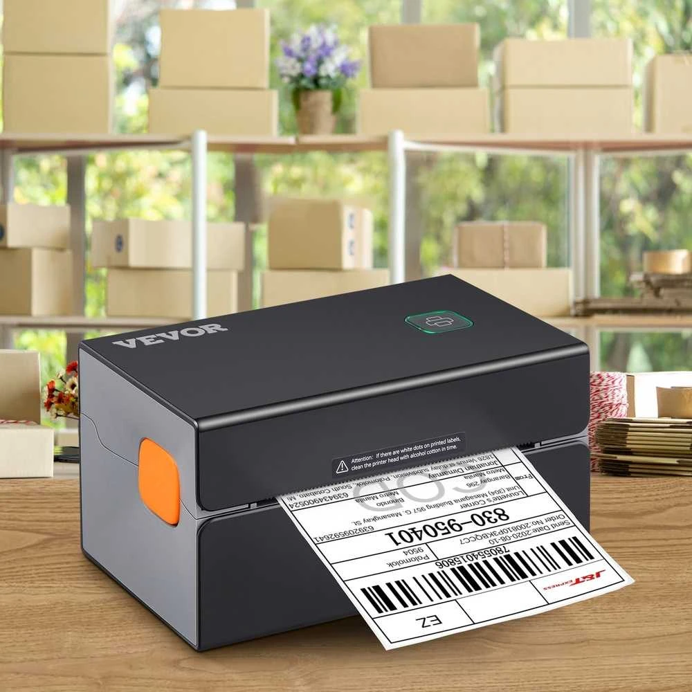 Terminis etikečių spausdintuvas, 300DPI, Bluetooth ir USB, 40-108 mm etiketės dydis