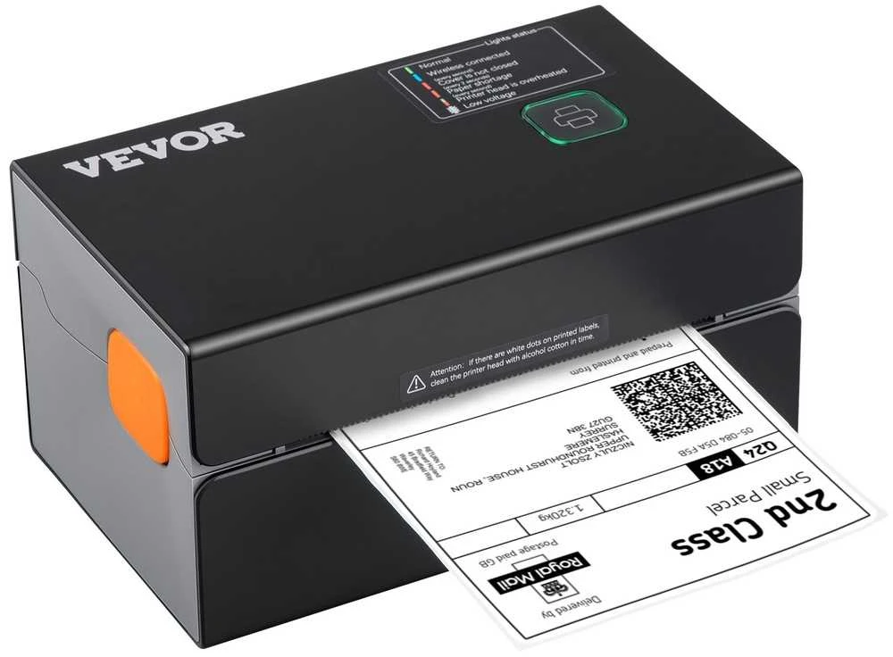 Terminis etikečių spausdintuvas, 300DPI, Bluetooth ir USB, 40-108 mm etiketės dydis