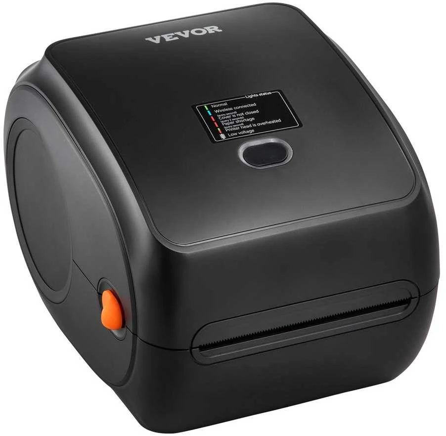 Terminis etikečių spausdintuvas 4x6, su „Bluetooth“ ir USB jungtimi, didele 300 DPI raiška