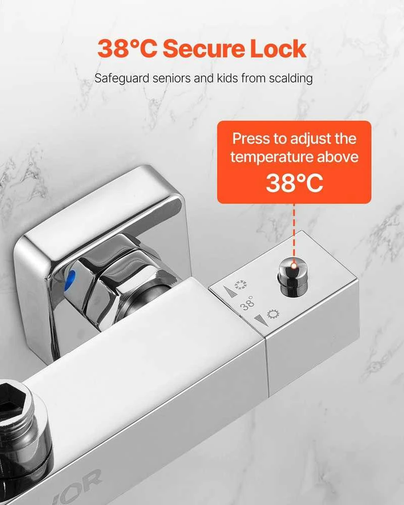 Termostatinis dušo vožtuvas, temperatūros reguliavimas, apsaugos nuo nuplikymo dušo maišytuvas, žalvarinis vonios maišytuvas, karšto ir šalto vandens valdymo vožtuvas