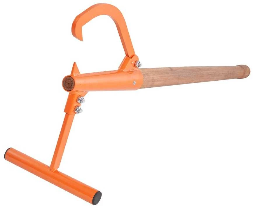 Timberjack rąstų keltuvas, 46.5 col. rankena, maks. 38 cm rąstams, medienos kilnojimo įrankis, keltuvas, griebtuvas