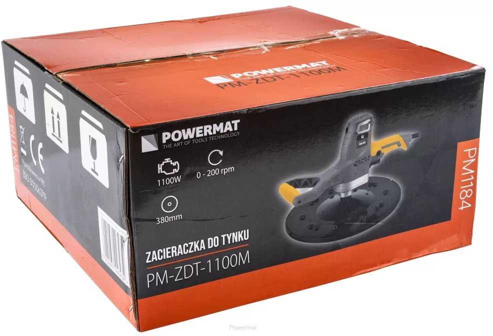 Tinkavimo glaistyklė, 1100W, 380mm, kintamas greitis, kalkių-cemento ir gipso tinkams, sienų ir grindų lyginimo įrankis, tinko lyginimo mašina