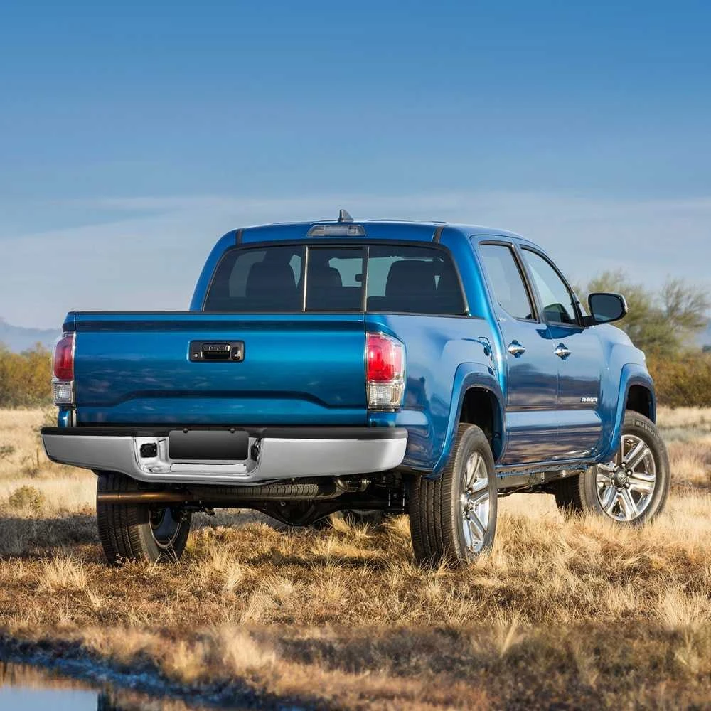 Toyota Tacoma galinis buferis, chromuotas plienas, tvirtas, sunkvežimio, apsauga, galinis bamperis