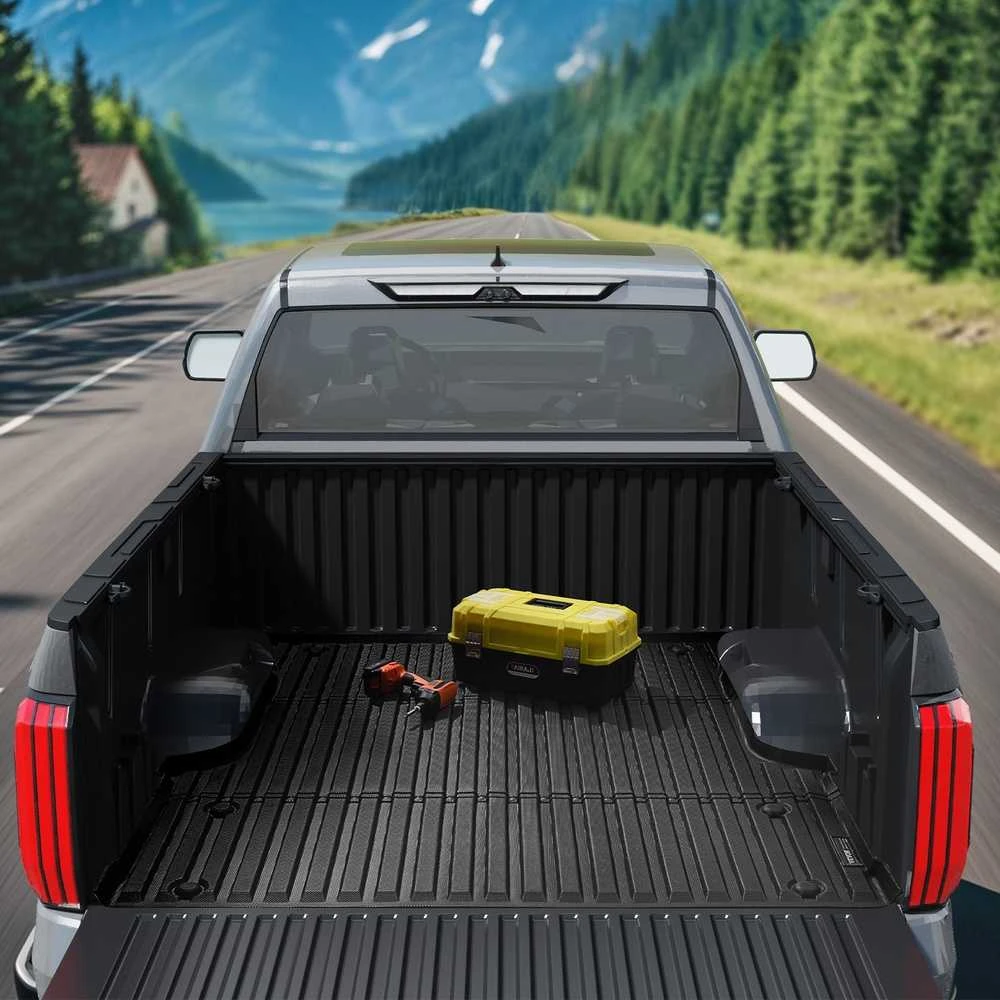 Toyota Tundra kėbulo kilimėlis, TPE įdėklas, apsauga 2022-2024 m., pikapo dugno danga, sunkvežimio kilimėlis