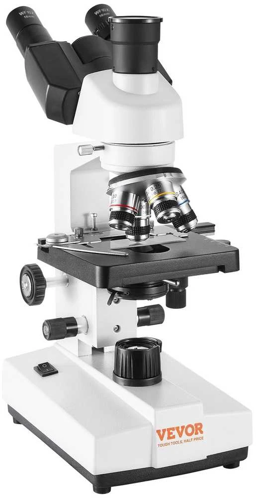 VEVOR Trinokulinis mikroskopas 40X-5000X