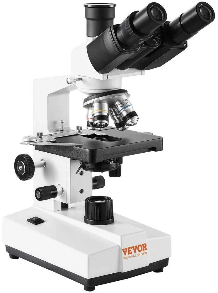 VEVOR Trinokulinis mikroskopas 40X-5000X