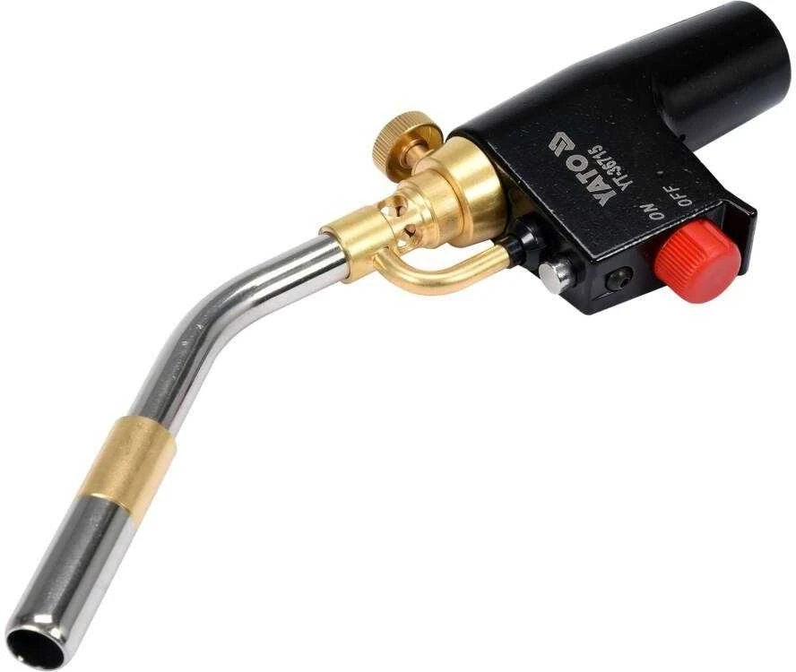 Turbo dujinis degiklis litavimui ir suvirinimui, su pjezo uždegimu, profesionalus dujų degiklis, propano degiklis