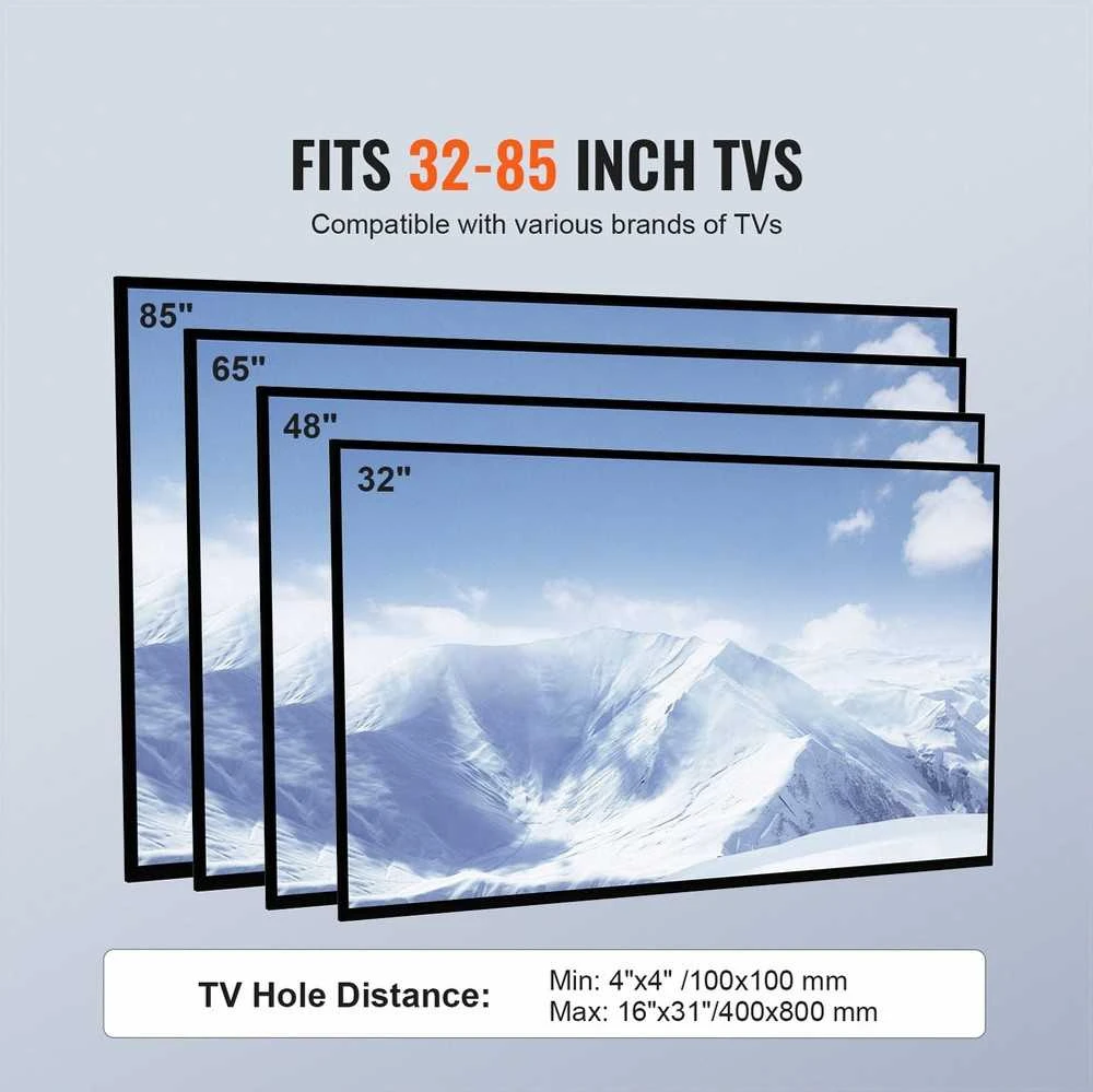 TV stovas 81–216 cm televizoriams, pasukamas ir reguliuojamo aukščio grindų laikiklis su grūdinto stiklo pagrindu, universalus nešiojamas TV laikiklis miegamajam ir svetainei