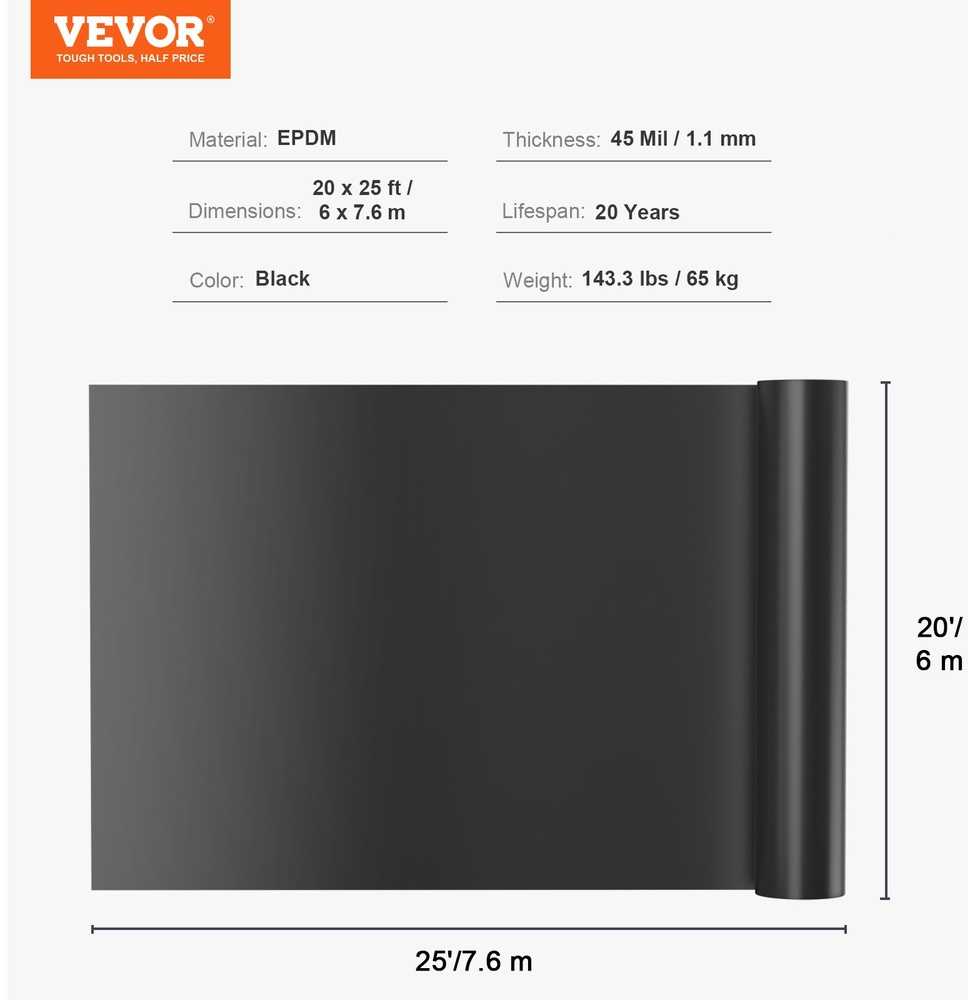 Tvenkinio įdėklas 6 x 7,6 m, 1,5 mm storio, EPDM medžiaga, tvenkinio apvalkalai, krioklio pagrindas, vandens sodai