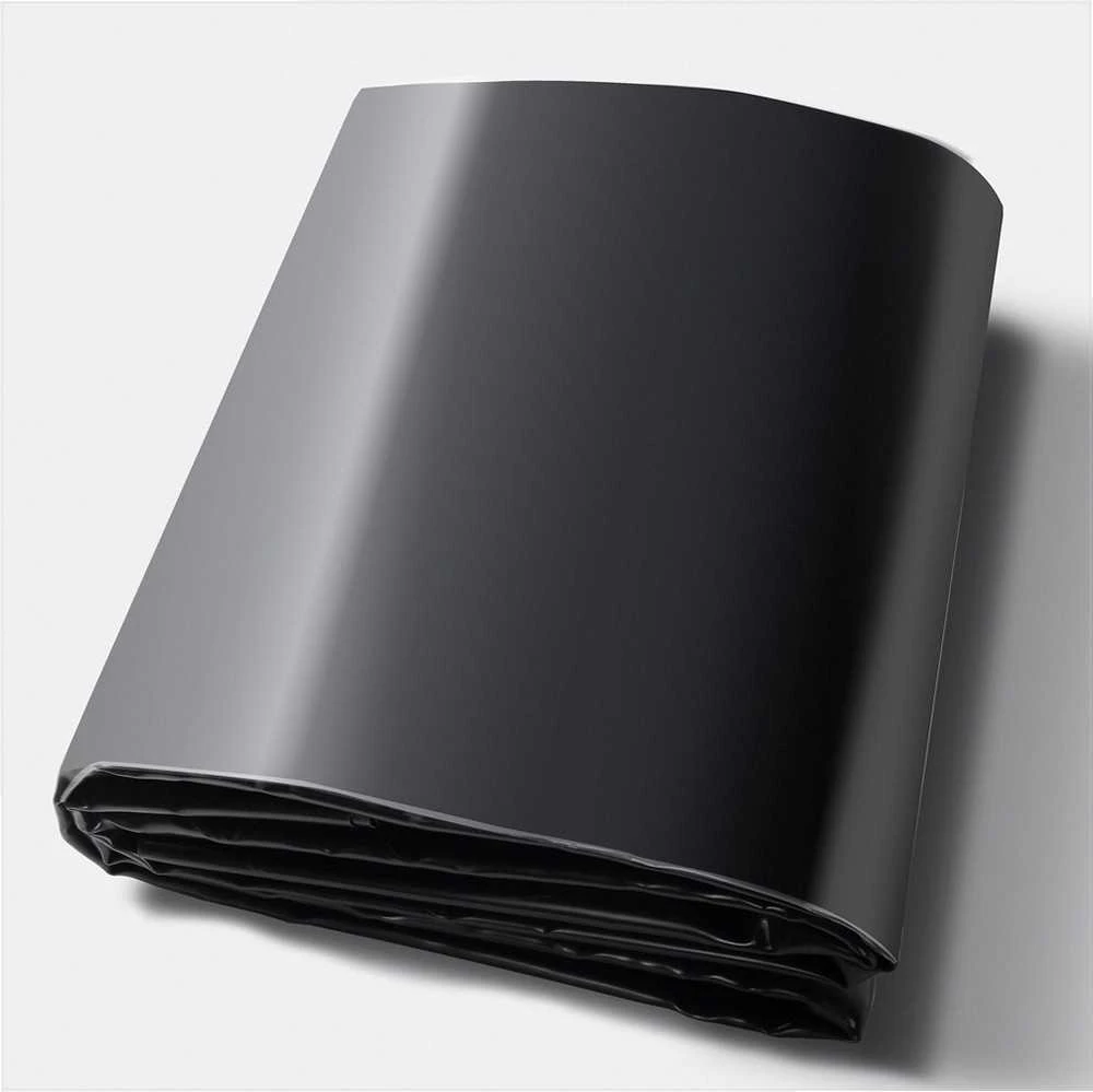 Tvenkinio įdėklas žuvų ar koi tvenkiniams ir vandens telkiniams, iš EPDM medžiagos, lengvai pjaustomas, juodas, 9 x 10.6 m, 1.5 mm storio, tvenkinio plėvelė vandens sodams, koi tvenkinio danga