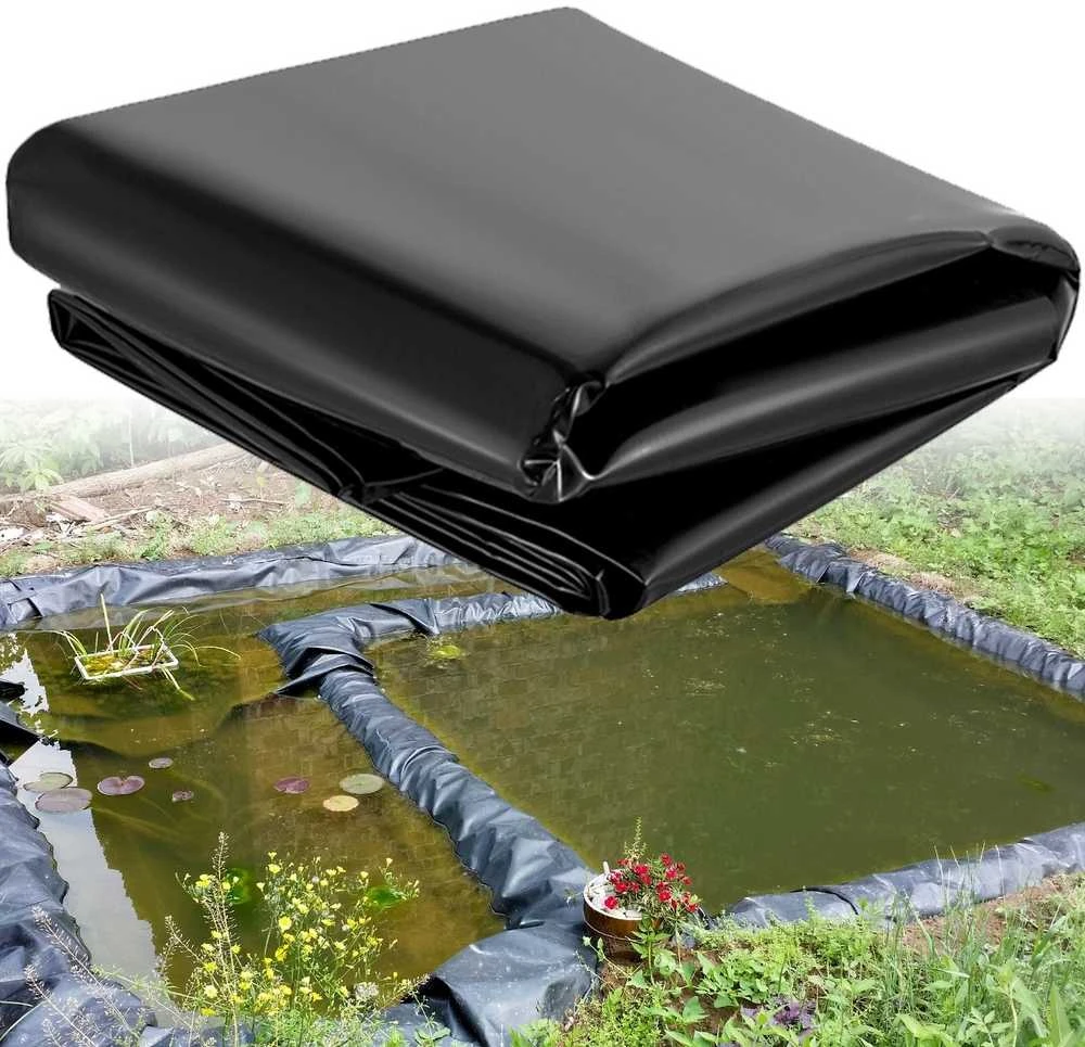 Tvenkinio plėvelė 6 x 7.6 m, 20 Mil LLDPE, žuvims, vandeniui, tvirta, ilgaamžė, baseinams
