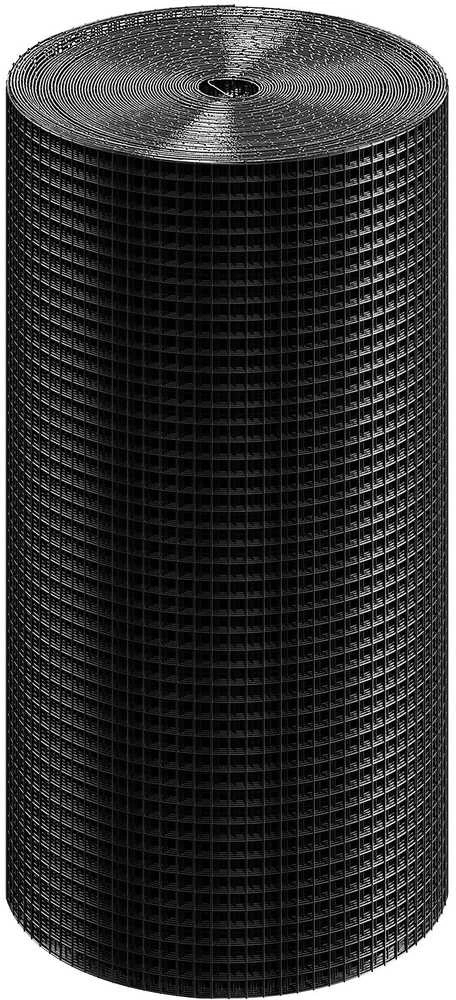 Tvirta vielos tinklo ritė 610 mm x 30.48 m, cinkuota, 19 dydžio vištidės tvora, PVC danga, triušių, gyvačių apsaugai, paukštidėms