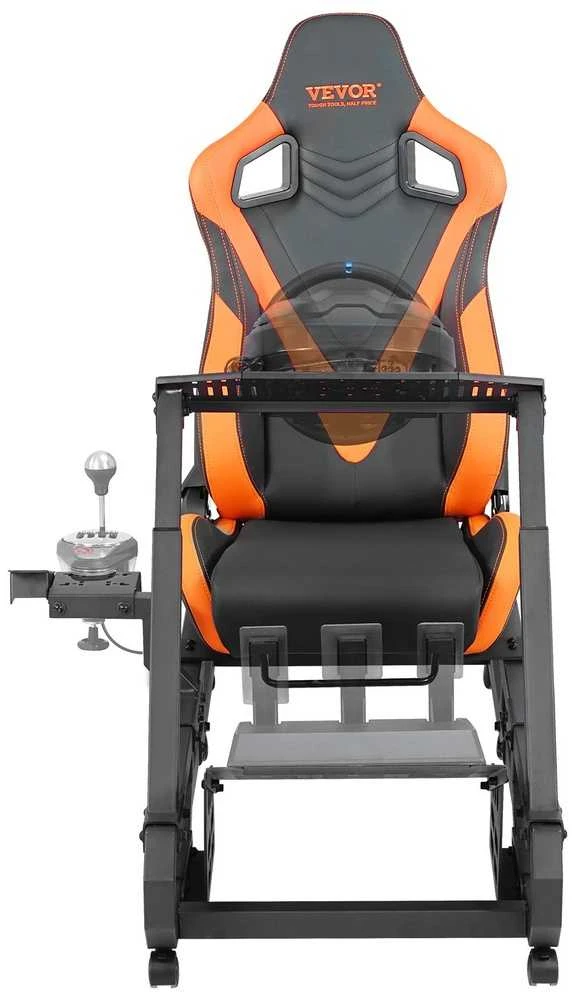 Tvirtas lenktynių vairo stovas, skirtas Logitech G923 G920 G29, reguliuojamo aukščio ir kampo, suderinamas su keliais prekių ženklais, lenktynių simuliatoriaus kabina
