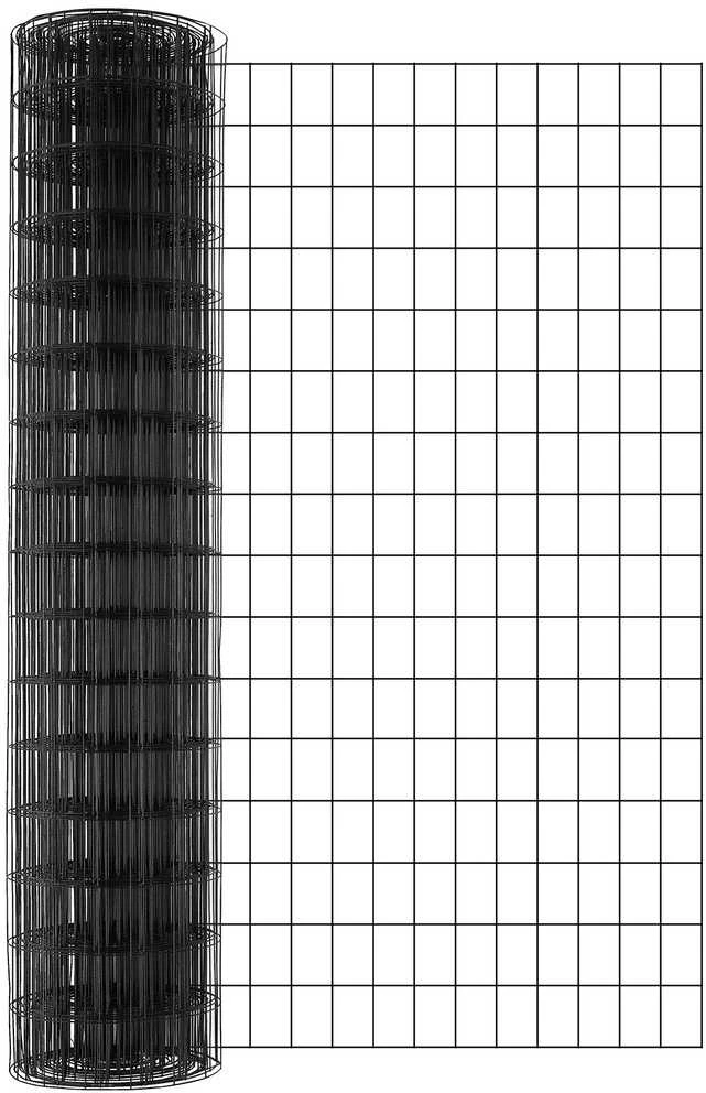 Tvorų tinklas 1.22x15.24m, cinkuotas, 16 dydžio vištidės vielos ritinys, PVC danga, triušių, gyvačių, paukštidės aptvarams