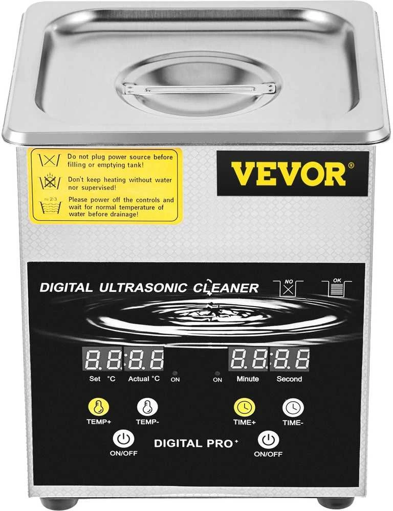 Ultragarsinis valiklis, 2 litrai, 40 kHz, 200 W