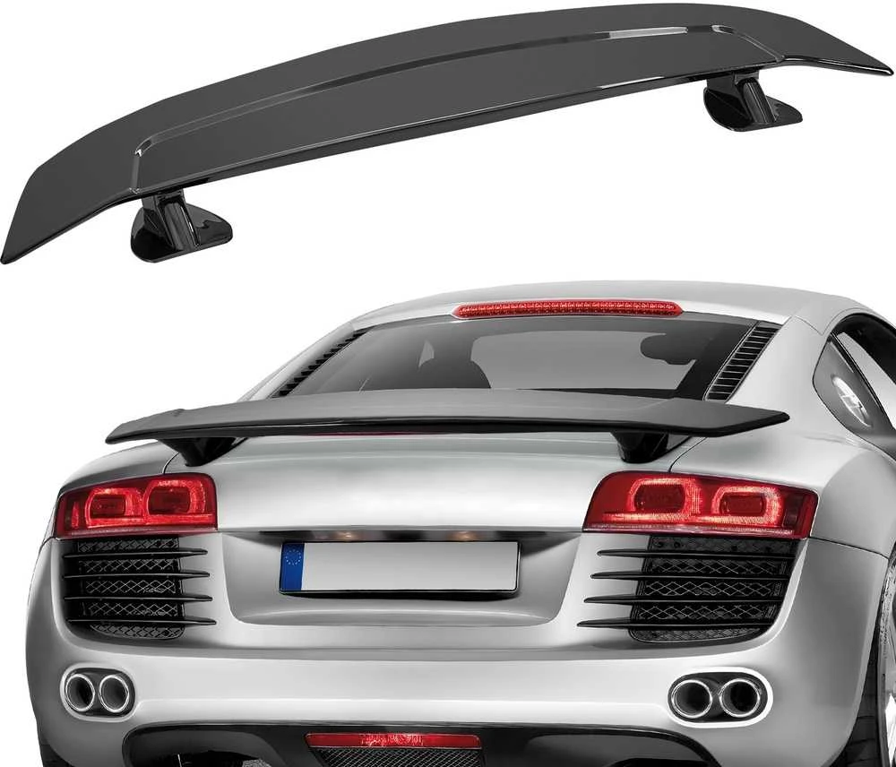 Universalus automobilio spoileris, Blizgus juodas, Sedanams ir kupė