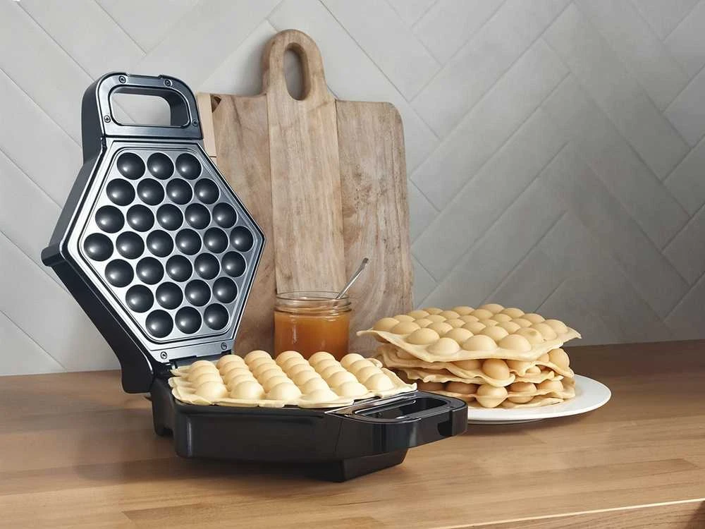 Vaflinė Toya Sa Poland Burbulinių vaflių gamintojas, 700W, nelipni danga, vaflių mašina
