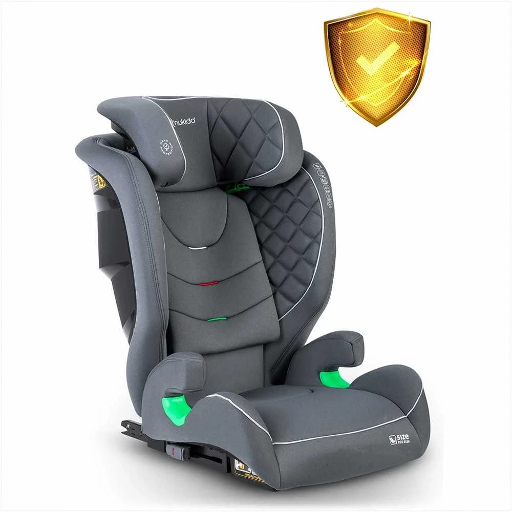 Automobilinė kėdutė Nukido Louis pilka 15-36 kg ISOFIX