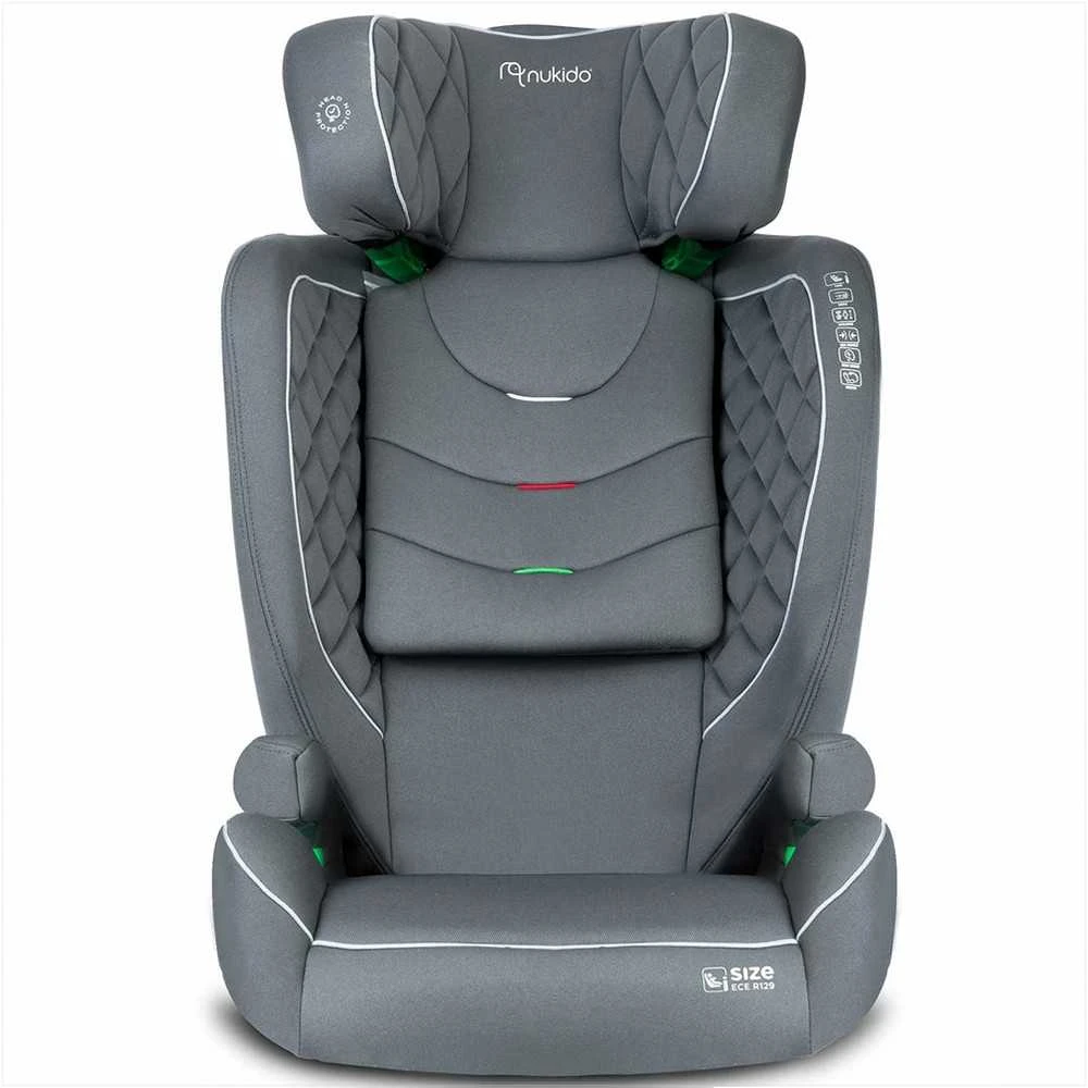 Automobilinė kėdutė Nukido Louis pilka 15-36 kg ISOFIX