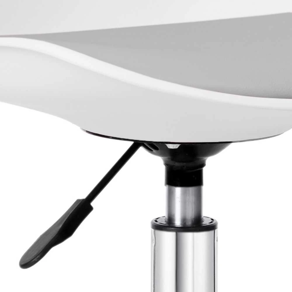 Vaikiška reguliuojamo aukščio, besisukanti kėdė su ratukais, balta/pilka, ergonomiška, prie rašomojo stalo, mokyklinė