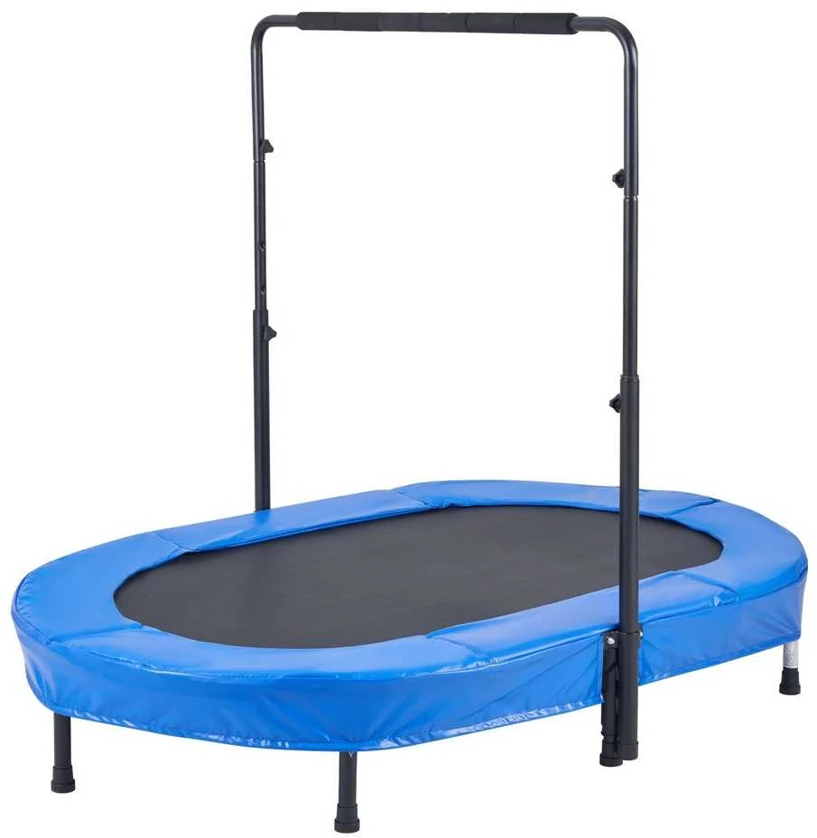 Vaikiškas batutas lauke/viduje, sulankstomas, reguliuojamas aukštis, iki 100 kg, mini batutas vaikams, pripučiamas batutas