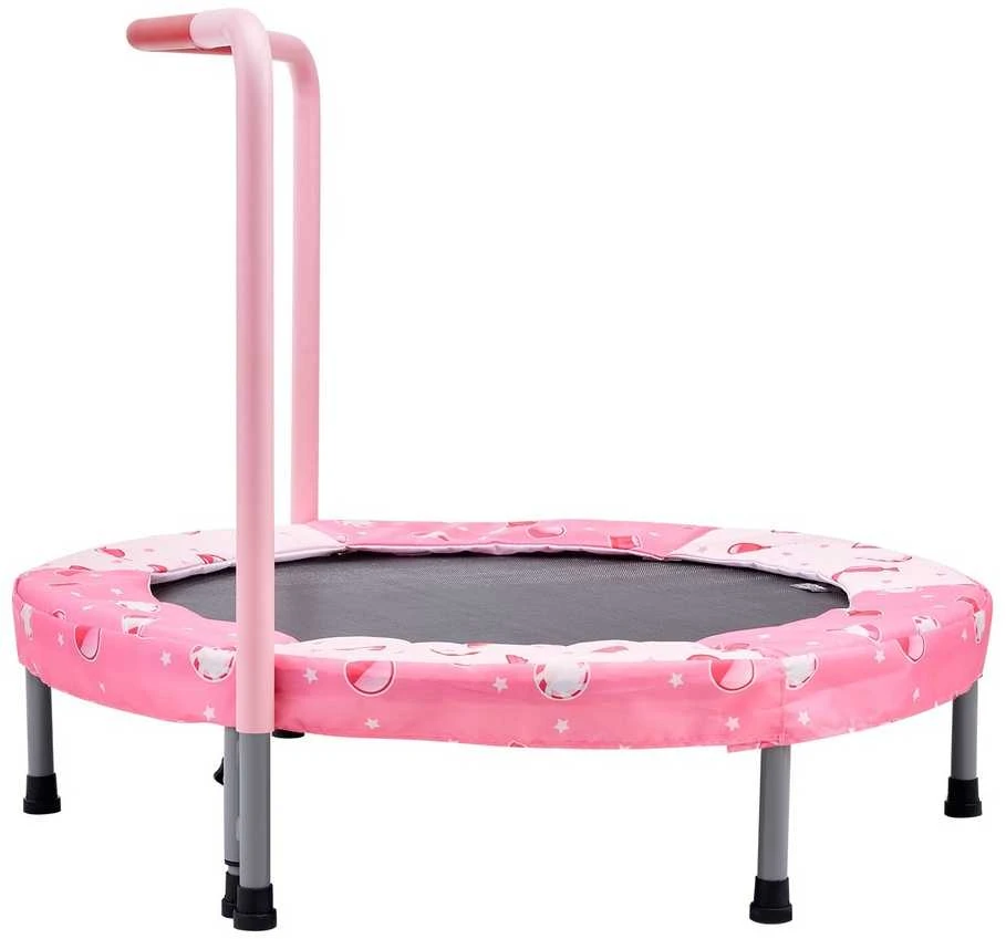 Vaikiškas batutas, sulankstomas mini batutas, lauko/vidaus, 95.5 cm, mažyliams, šokinėjimo priemonė, žaidimų aikštelė