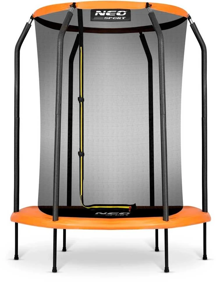 Vaikiškas lauko batutas su apsauginiu tinklu, 152 cm, sodo batutas vaikams, mažas batutas vaikams
