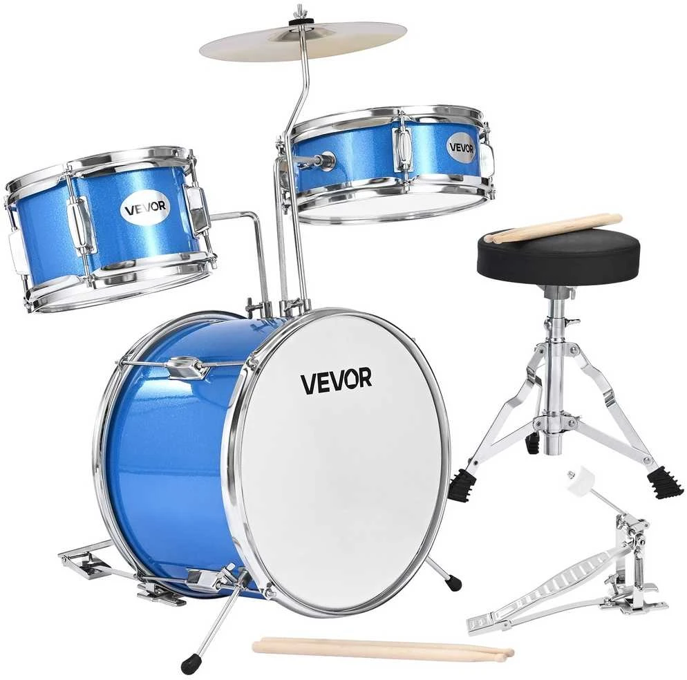 VEVOR Vaikų 3 dalių būgnų rinkinys su 36 cm būgnu