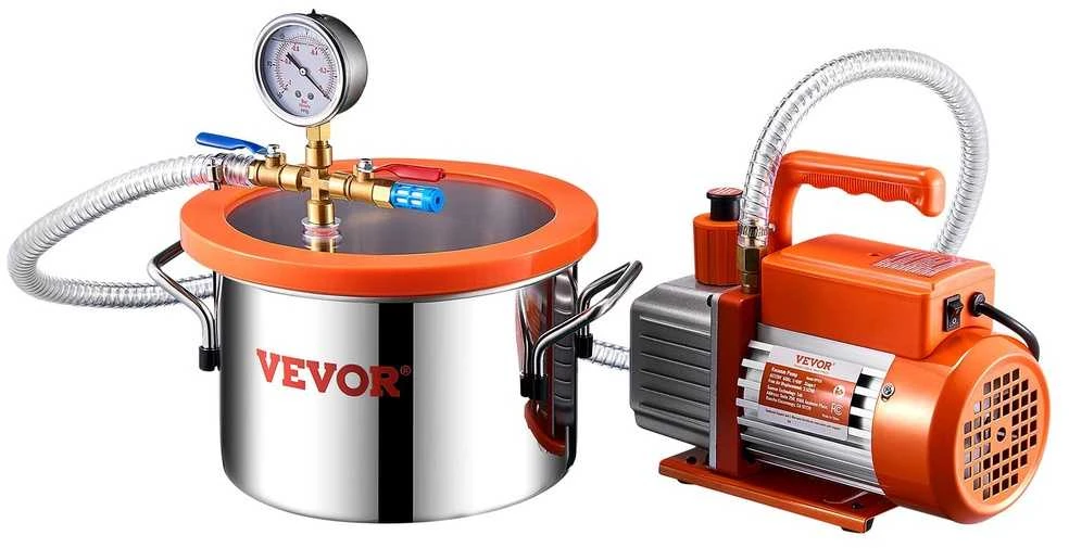 VEVOR 1,5 galono vakuuminis degazavimo rinkinys