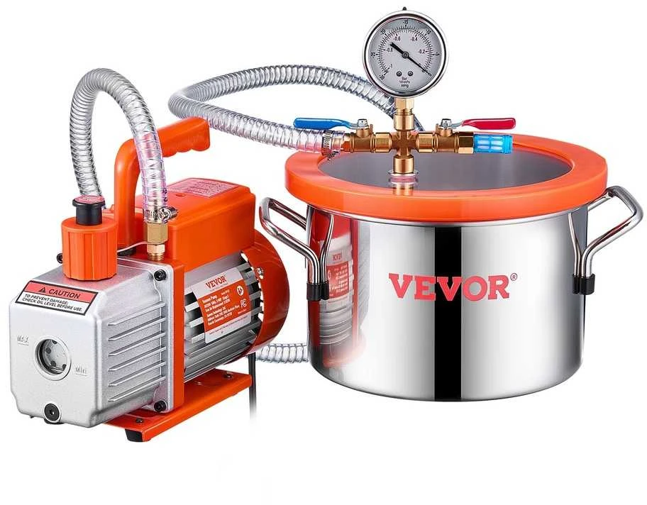 VEVOR 1,5 galono vakuuminis degazavimo rinkinys