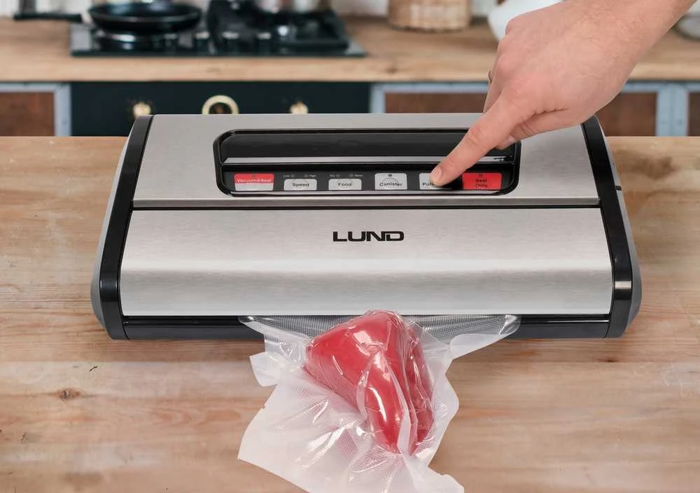 Vakuuminis sandariklis 165W, su žarna ir maišeliais, maisto produktų konservavimui
