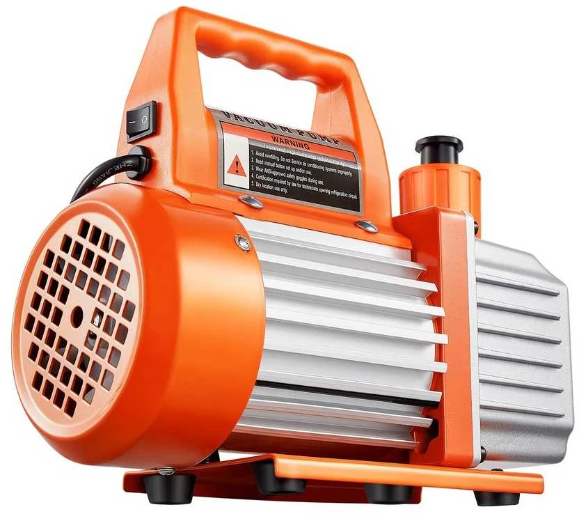 VEVOR 110 l/min vakuuminis siurblys su 11,36 l plienine kamera
