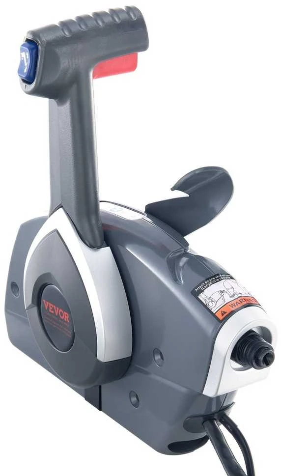 Valties variklio distancinis valdymas Evinrude Johnson, šoninis, su apdailos jungikliu, variklio valdymo dėžė, priekabos varikliui