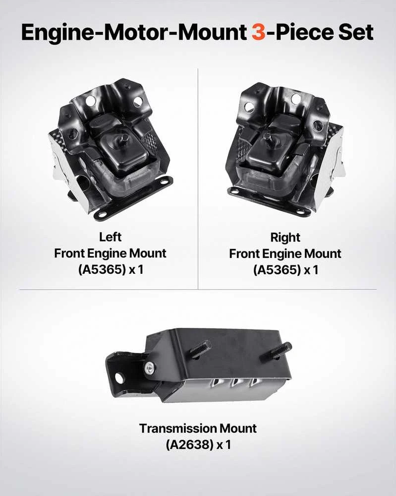 VEVOR Variklio ir transmisijos tvirtinimo rinkinys Chevrolet Silverado