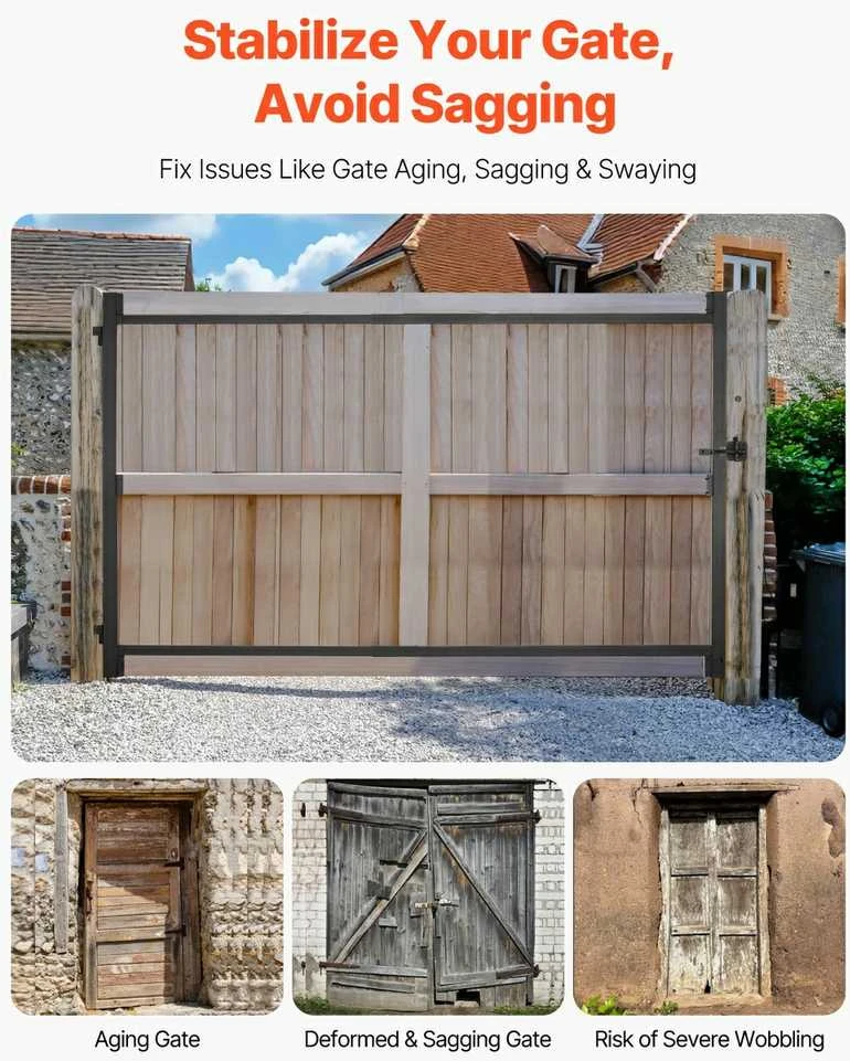 VEVOR Vartų rinkinys 91-152 cm pločio angoms
