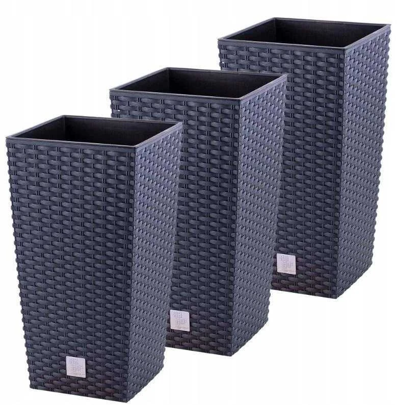 Vazonų rinkinys Prosperplast, 20 x 20 x 37.6 cm