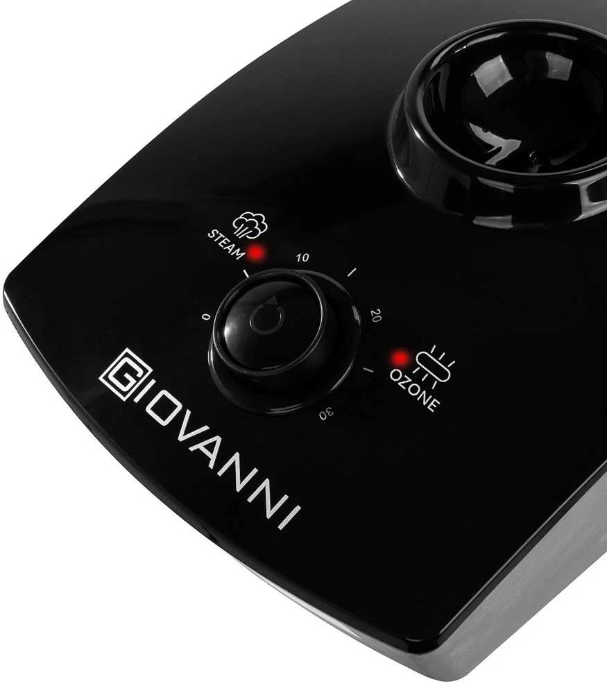 Activeshop Veido garinimo prietaisas su LED lupa – vapozonas Giovanni D-21 juodas