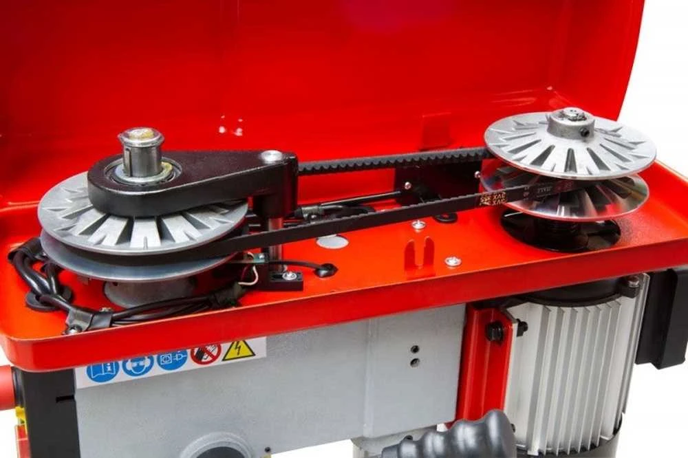 Vertikali gręžimo staklės, kintamo greičio su lazeriniu gidu, pakreipiamu stalu, 16mm talpa, medienos ir metalo apdirbimui, stalinis gręžimo įrenginys