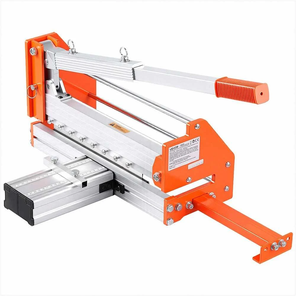 Vinilo grindų pjaustyklė su jėgą taupančia svirtimi ir teleskopine atrama, laminatui ir medinėms grindims, 304.8 mm pjovimo ilgis, grindų pjovimo įrankis, vinilinių lentelių pjaustytuvas