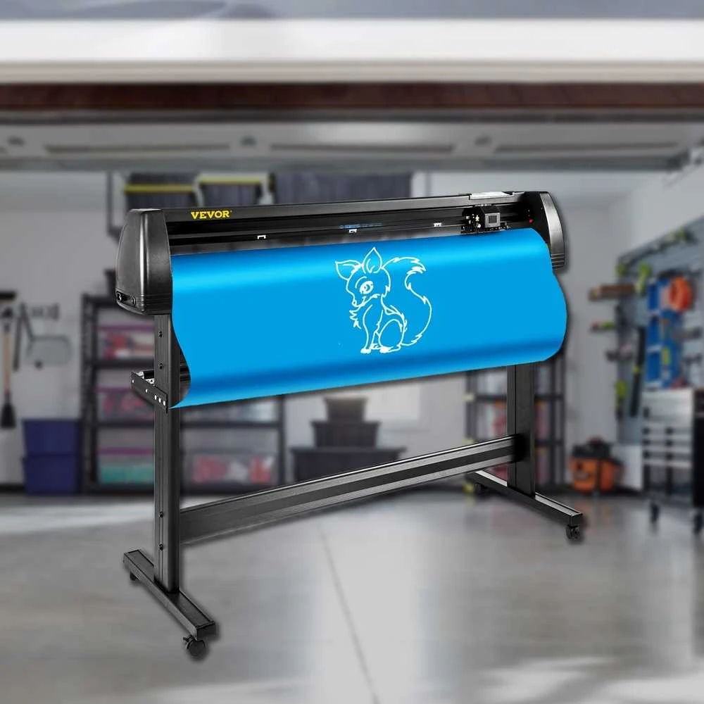 Vinilo pjaustytuvas 1350 mm, 53 colių ploteris su Signmaster, lipdukų gamybai, reklaminiams stendams