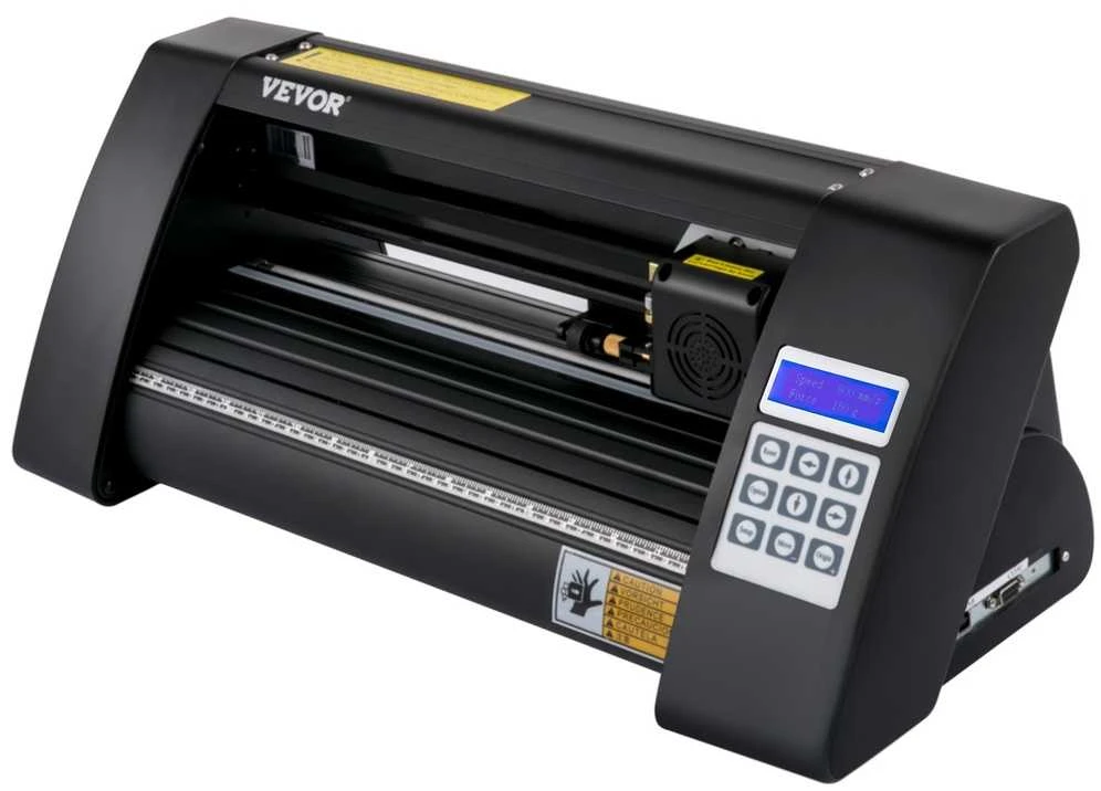 Vinilo pjaustytuvas, 375 mm, optinė akis, LED ekranas