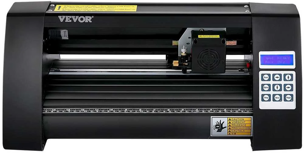 Vinilo pjaustytuvas, 375 mm, optinė akis, LED ekranas