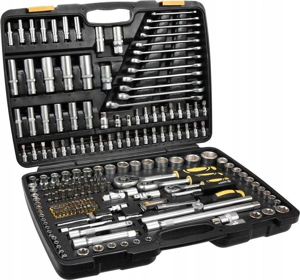 Vorel Tools Galvučių ir raktų įrankių rinkinys, 216 vnt.