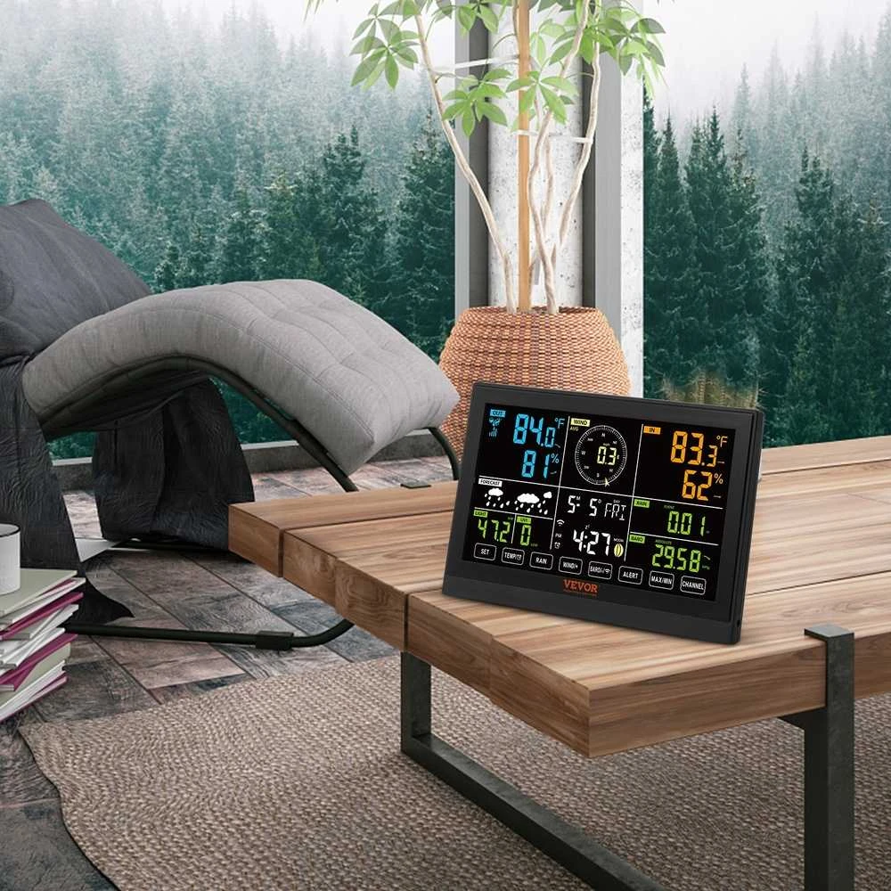 VEVOR Meteorologinė belaidė orų stotelė YT60234 7in1 WiFi