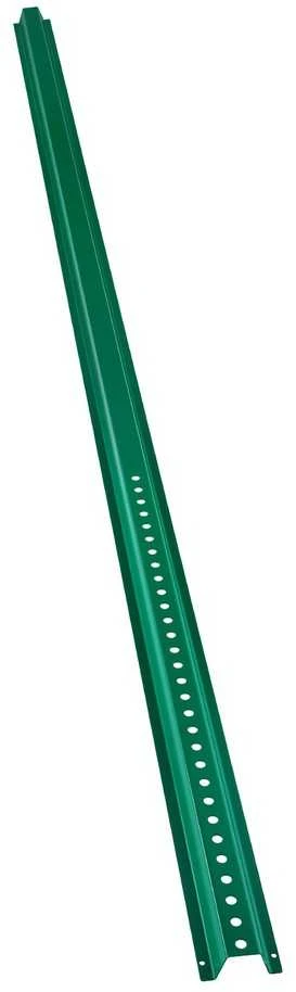 Žalias kelio ženklų stulpas, 2,44 m, U formos, cinkuotas plienas, ženklų atrama