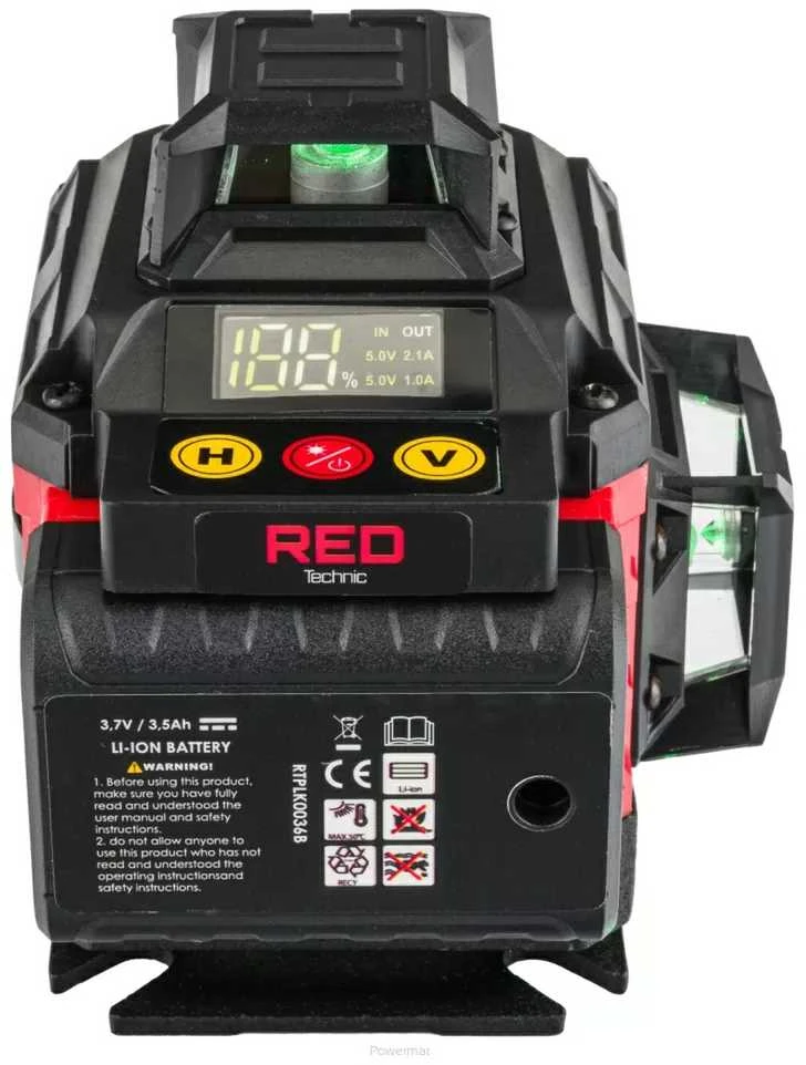 Žalias lazerinis nivelyras, 4D 360 kryžminis lazeris, 16 linijų savaiminis nivelyras, statybinis lazeris, geodezinis lazeris