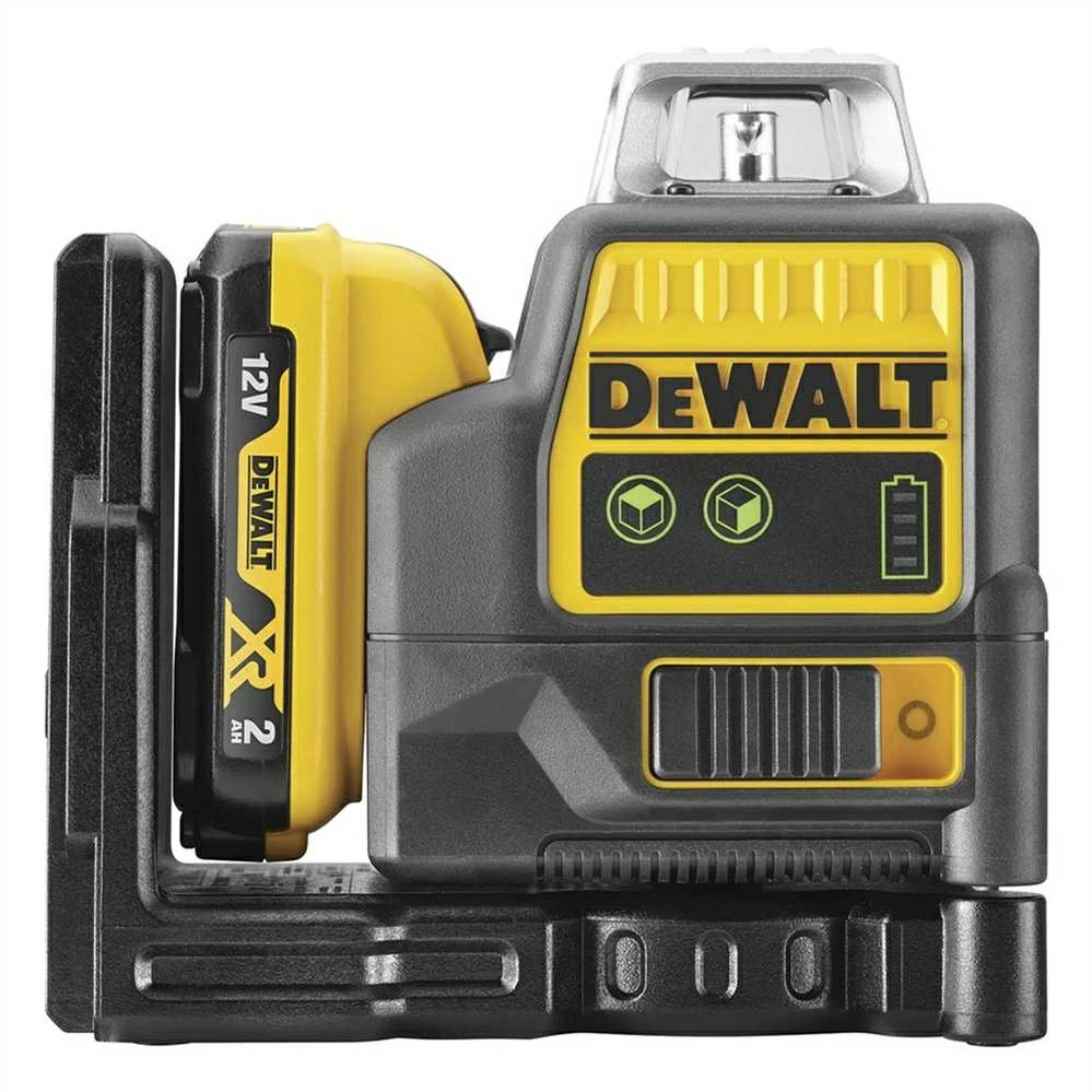 Lazerinis nivelyras DeWalt DCE0811D1G, žalias, 1x2.0Ah