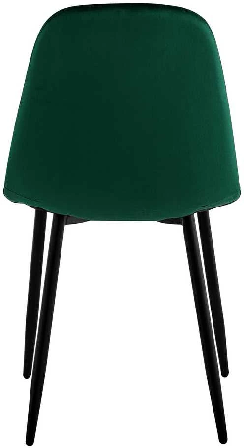 Žalios aksominės valgomojo kėdės, modernus dizainas, patogi sėdynė, 83 cm aukščio, minkštos, stilingos, virtuvės kėdės