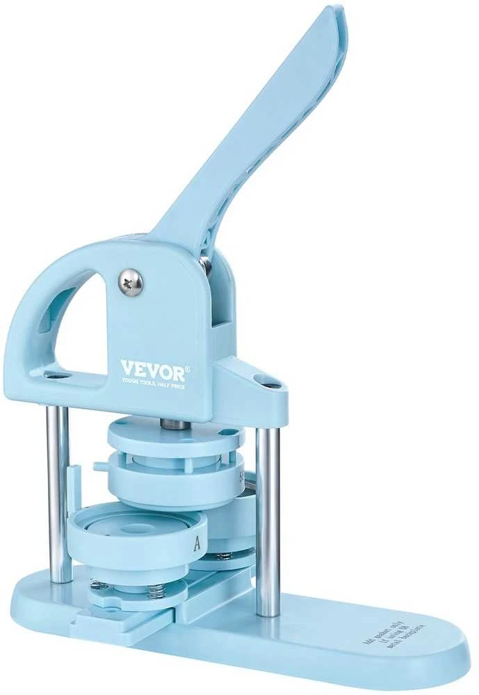 VEVOR Mėlynas 3-in-1 ženkliukų darymo aparatas