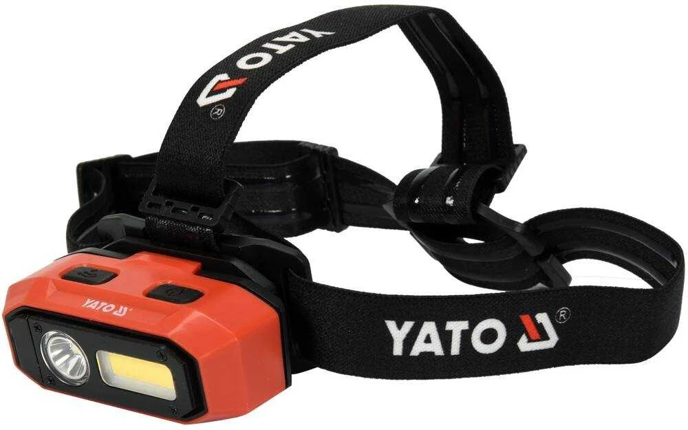 Yato Toya Sa Poland Lempa dedama ant galvos | lygus žibinto reguliavimas / judesio daviklis | 800LM AKU OSRAM LED (YT-08594)